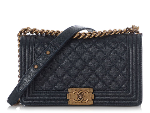 Chanel Black Quilted Distressed Lambskin 2.55 Anniversary Reissue 225 by Ann's Fabulous Finds