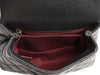 Chanel Extra Mini Black Quilted Caviar Coco Handle TPM