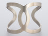 Chanel Large Open-Cut Logo Bangle