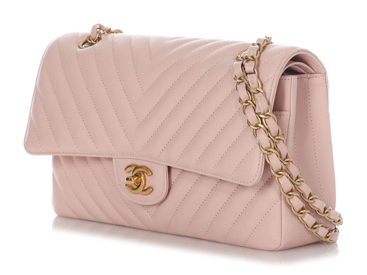 Shopping With Mrs Jahn: Chanel Pink Chevron Quilted Flap Bag