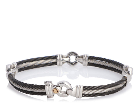 Charriol Men's Stainless Steel Cable Bracelet