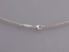 Chopard 18K White Gold Happy 5 Diamonds Circle Pendant Necklace