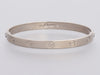 Cartier Vintage 18K White Gold Love Bracelet