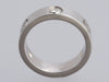 Cartier 18K White Gold Three-Diamond Love Band Ring