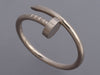 Cartier Small 18K White Gold Juste un Clou Band Ring