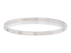 Cartier Small 18K Rhodium Plated White Gold Love Bracelet 19