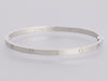 Cartier Small 18K Rhodium Plated White Gold Love Bracelet 19