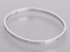 Cartier Small 18K Rhodium Plated White Gold Love Bracelet 19