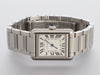 Cartier Stainless Steel Ladies Solar Beat Tank Watch 24mm