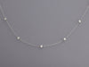 14K White Gold 2.25 CTW Diamonds by the Yard Necklace