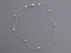 14K White Gold 2.25 CTW Diamonds by the Yard Necklace