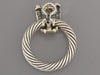 David Yurman Two Tone Door Knocker Earrings