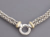 David Yurman Sterling Silver Double Row Wheat Chain Necklace