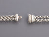 David Yurman Sterling Silver Double Row Wheat Chain Necklace
