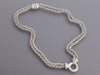 David Yurman Sterling Silver Double Row Wheat Chain Necklace