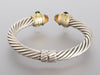 David Yurman Two-Tone Multistone Renaissance Bracelet 10mm