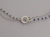 David Yurman Two-Tone Multistone and Lapis 2-Row Necklace