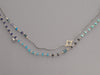 David Yurman Two-Tone Multistone and Lapis 2-Row Necklace