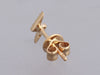 Ron Hami 14K Yellow Gold Diamond Lightning Bolt Stud Pierced Earrings