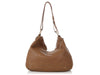 Gucci Medium Brown Leather G Wave Shoulder Bag