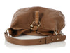 Gucci Medium Brown Leather G Wave Shoulder Bag