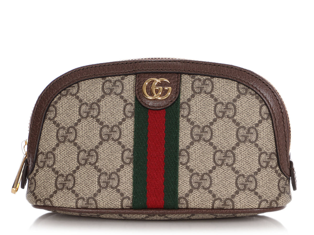 Gucci Black Logo Nailhead Pochette - Ann's Fabulous Closeouts