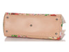 Gucci Pink Floral Bamboo Tote