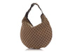 Gucci Brown GG Canvas Catena Horsebit Hobo