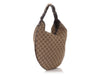 Gucci Brown GG Canvas Catena Horsebit Hobo