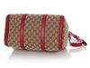 Gucci Vintage Fuchsia GG Monogram Canvas Boston Bag