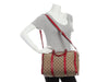 Gucci Vintage Fuchsia GG Monogram Canvas Boston Bag