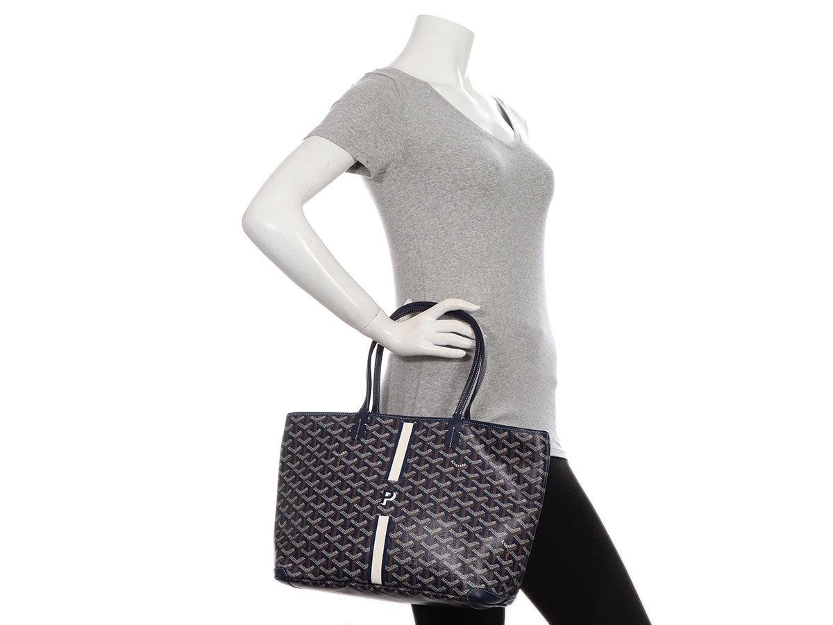 Goyard Artois PM Navy Tote - THE PURSE AFFAIR