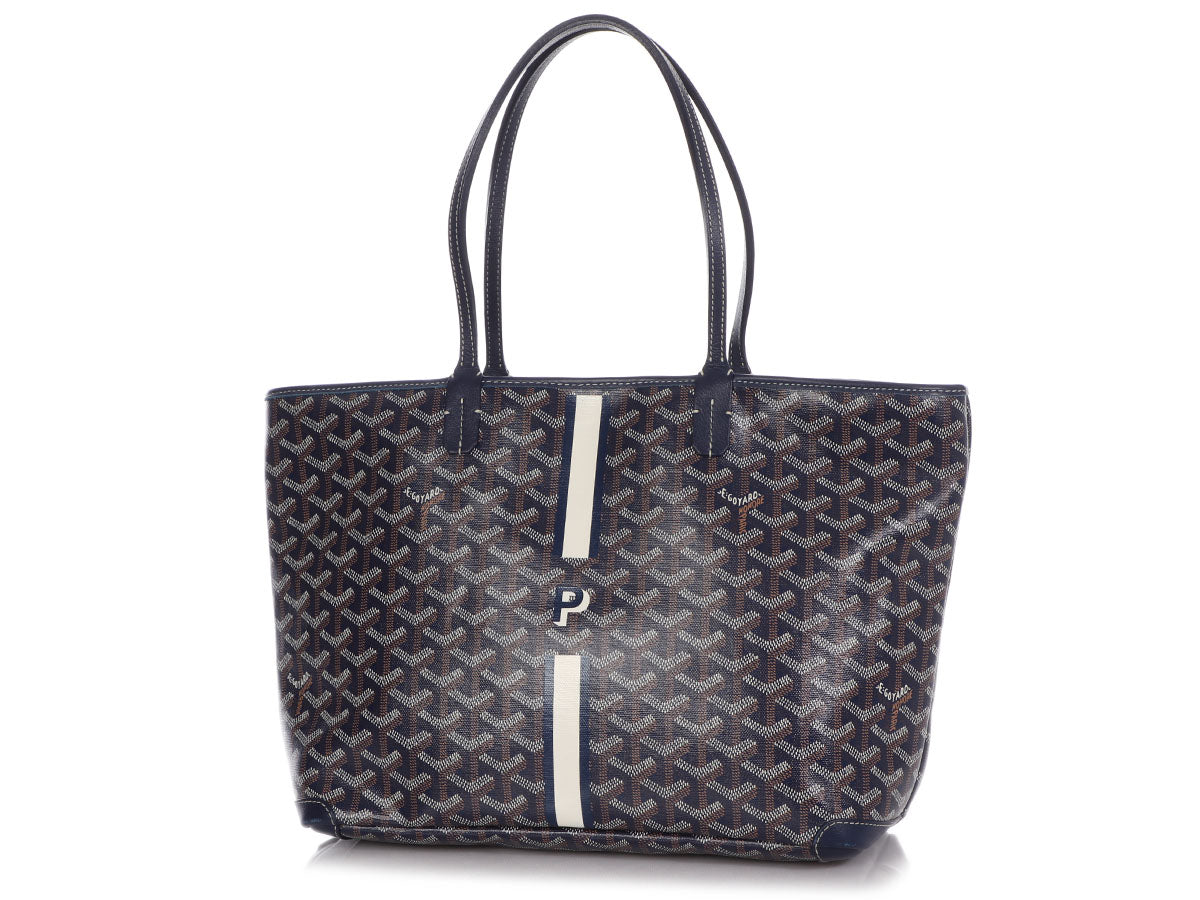 Goyard Customized Grey 'Butterflies' Monogram St Louis PM Bag at