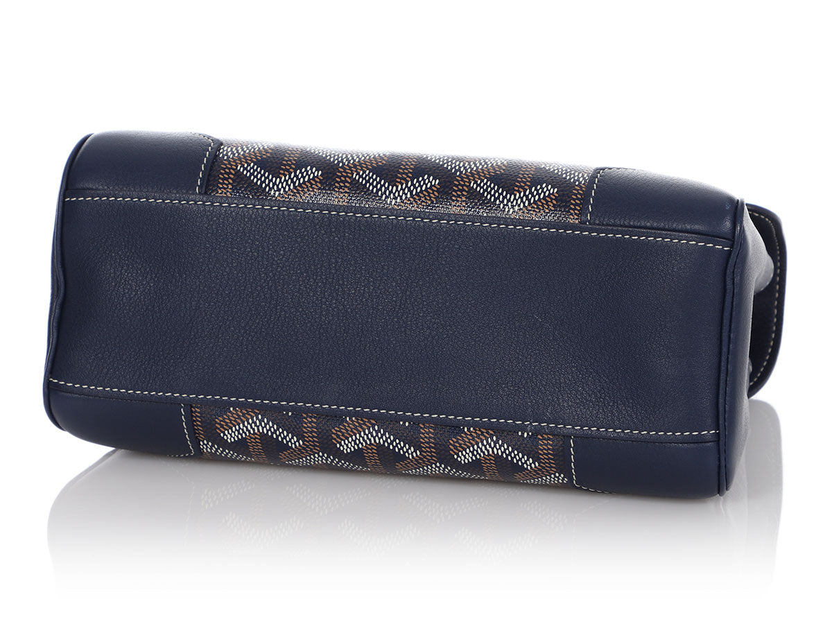 GOYARD Goyardine Mini Rouette Structure Navy 1296282