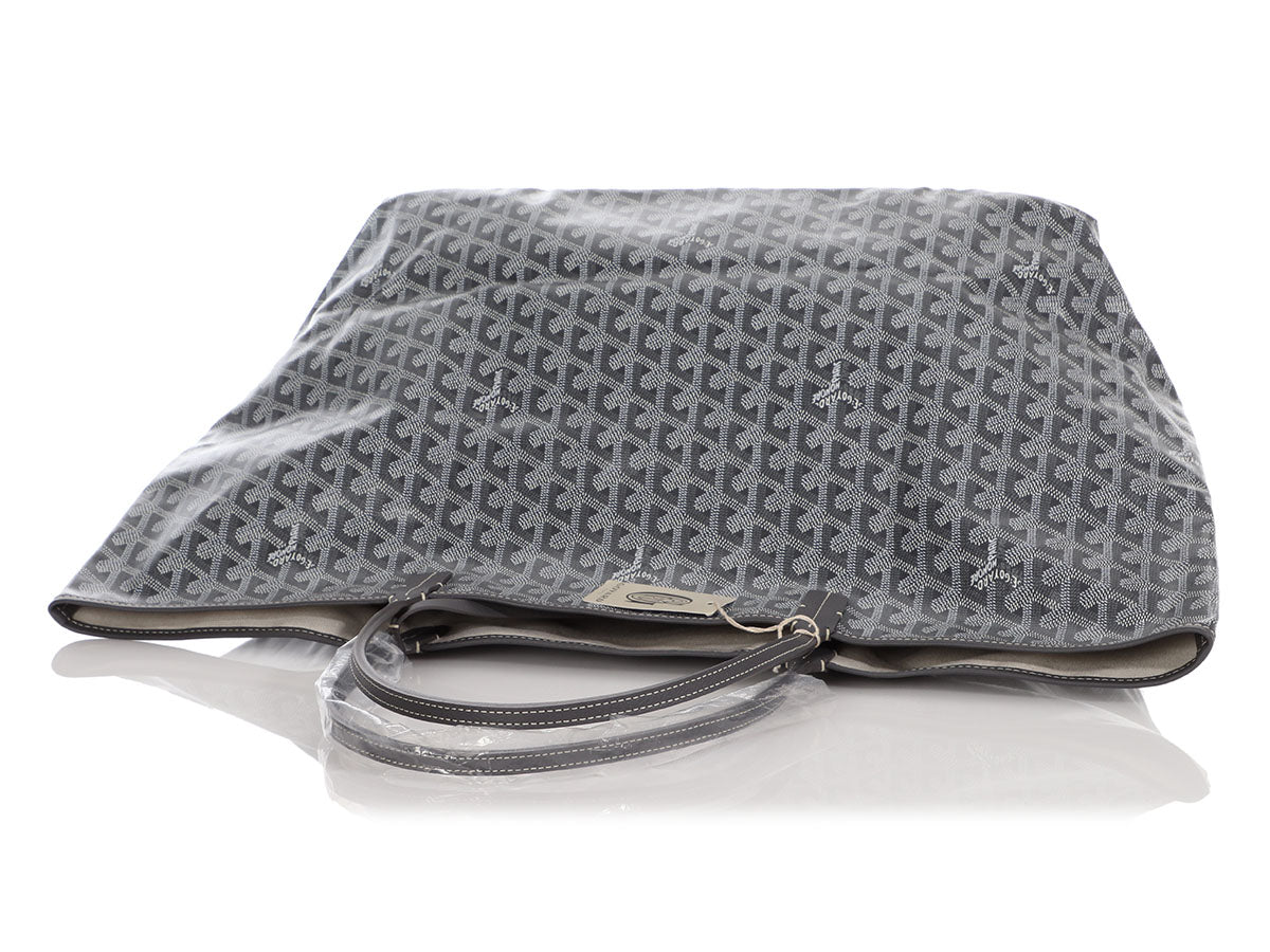 Goyard Gray Goyardine Saint Louis GM Grey Cloth Cloth ref.970154