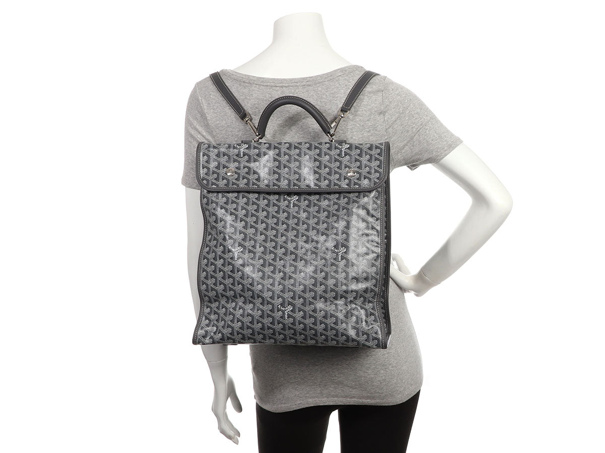 Goyard Saint Léger Backpack Gray