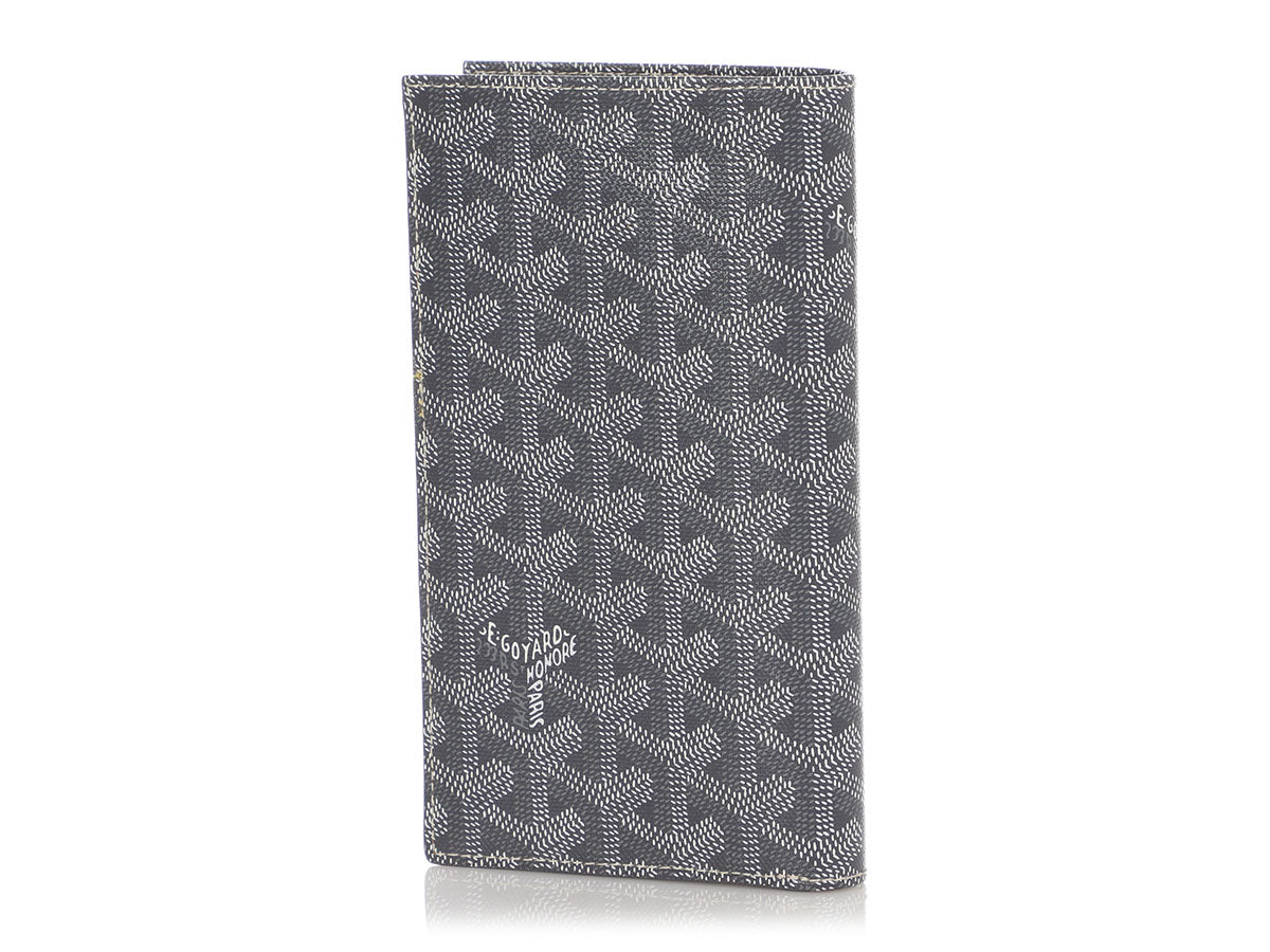 Goyard Long Gray Billfold Wallet