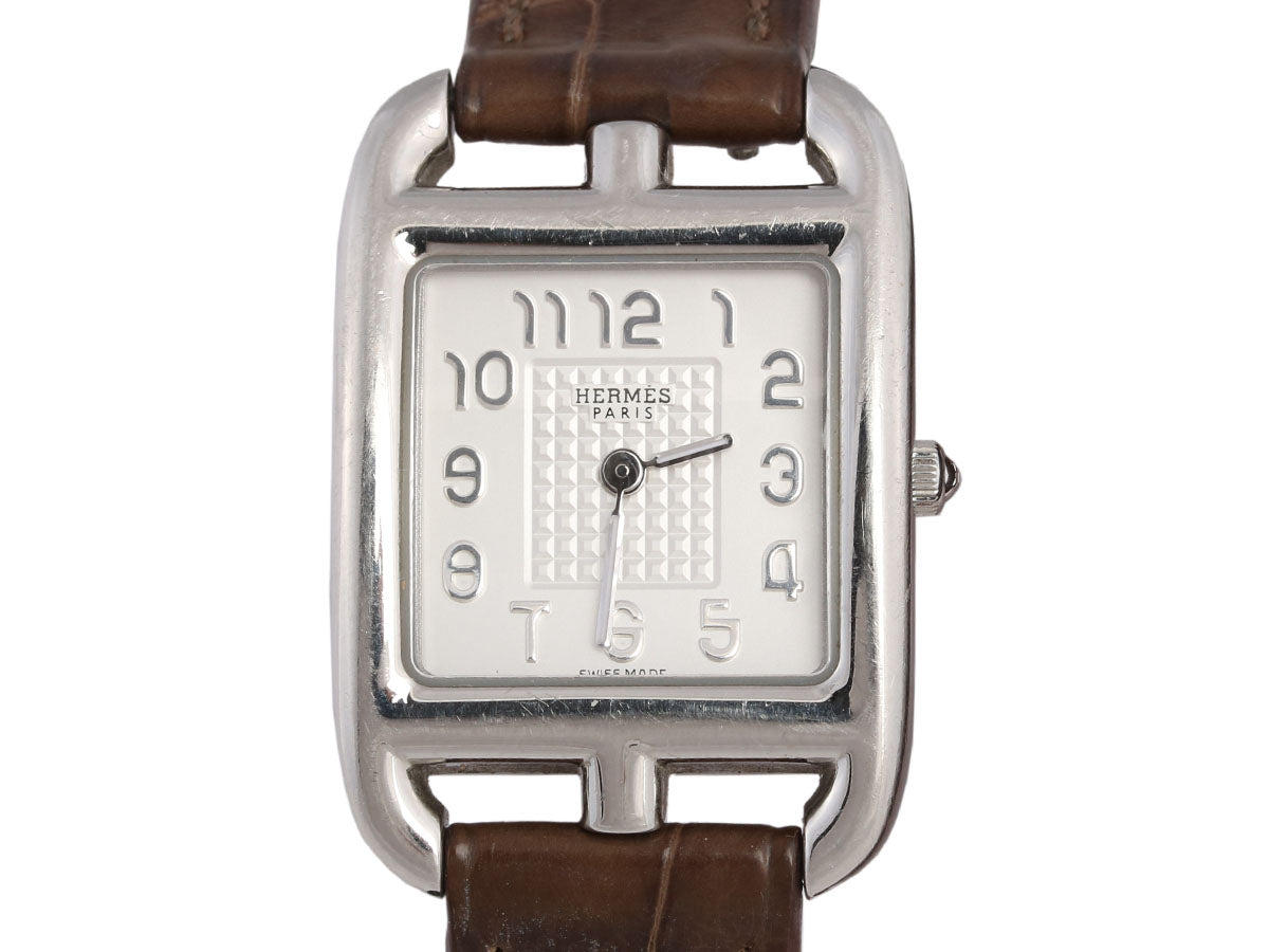 HERMÈS CAPE COD MAXI Quartz 33mm Steel Watch