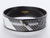 Hermès Wide Black PVD A Pois Enamel Bangle 65