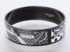 Hermès Wide Black PVD A Pois Enamel Bangle 65