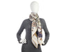 Hermès Fleurs et Papillon de Tissus Cashmere Silk Shawl 140cm