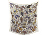 Hermès Fleurs et Papillon de Tissus Cashmere Silk Shawl 140cm