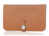 Hermès Gold Togo Dogon Duo Wallet