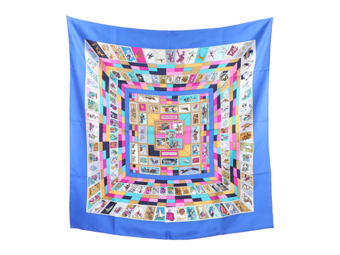 Hermès Correspondence Silk Scarf 90cm