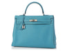 Hermès Turquoise Togo Kelly 35