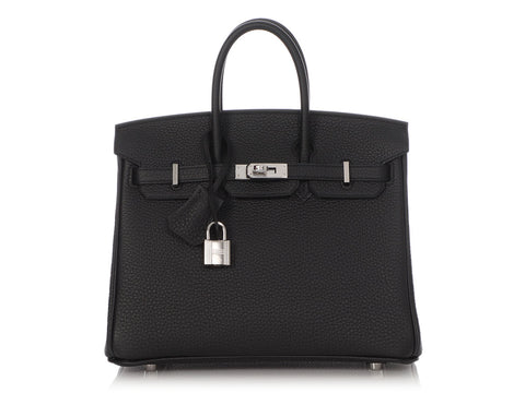 Hermès Black Togo Birkin 25