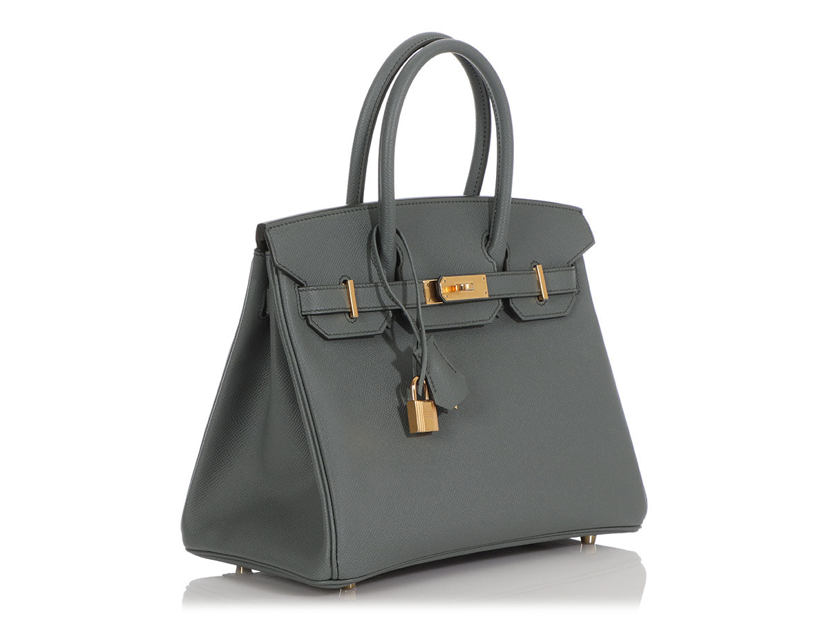 Hermès Vert de Gris Epsom Birkin 30