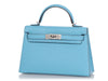 Hermès Mini Céleste Chèvre Kelly 20