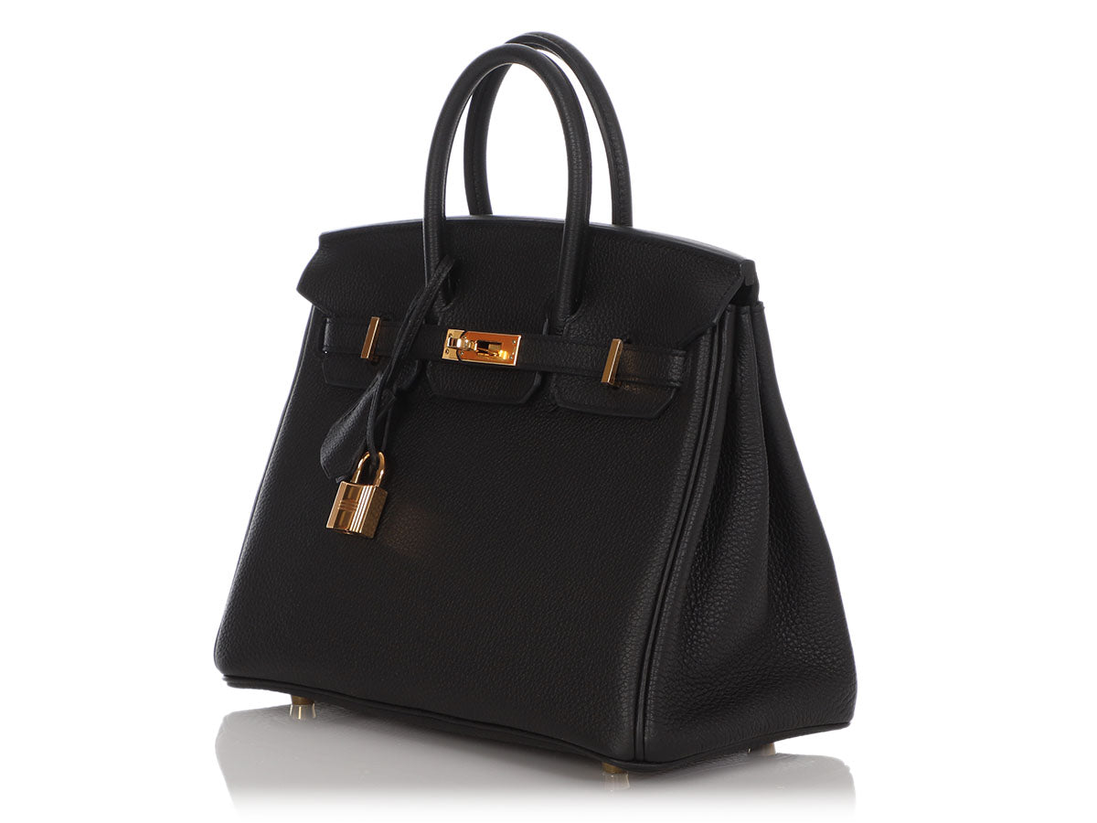 Hermès Birkin 25 Black Togo Bag