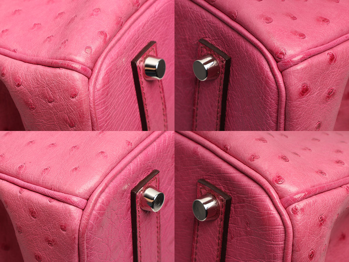 Hermès Fuchsia Ostrich Birkin 35